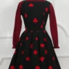 Red Queen Series Retro Fairy Tales Style Woolen Embroidered Classic Lolita Vest Dress