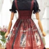 Old Castle Elves Series Retro Lace Classic Lolita Sling Dress