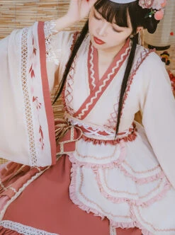 Cherry Snow Cheese Series OP Chinese Style Classic Lolita Long Sleeve Dress -NAUS Lolita Shop 4 500x672 480
