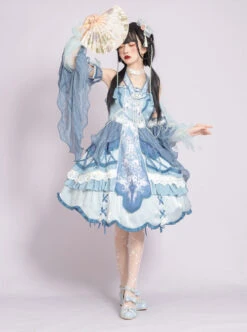Phoenix Chirping Series JSK Chinese Style Classic Lolita Sling Dress -NAUS Lolita Shop 4 500x672 494