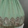 Green Simple Style Lace Hemline Dress