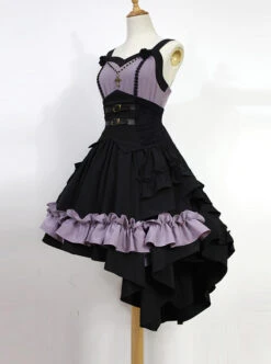 Seraph Night Series Elegant Gothic Lolita Sling Dress -NAUS Lolita Shop 4 500x672 767
