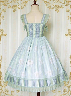 *Little Angel That Singing The Blessing Poem* Classic Lolita JSK Lace Sling Dress -NAUS Lolita Shop 5 500x672 123