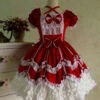 Vintage Lace Party Prom Cotton Short Sleeve Sweet Lolita Dress