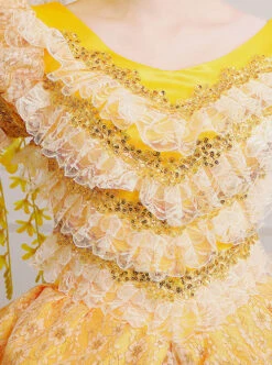 Yellow Satin Lace Lolita Prom Dress -NAUS Lolita Shop 5 500x672 196