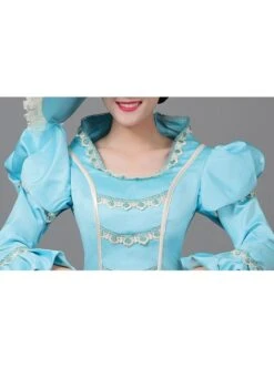 Sky Blue Long Simple Fresh Cinderella COS Drama Costume Retro Lolita Prom Dress -NAUS Lolita Shop 5 500x672 203