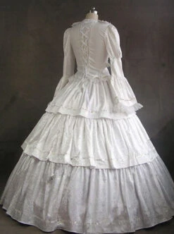 Victorian Style Gothic Lolita Prom Long Sleeve Dress -NAUS Lolita Shop 5 500x672 229