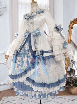 Vivienne Series Elegant Gorgeous Tea Party Style Classic Lolita Dress -NAUS Lolita Shop 5 500x672 315