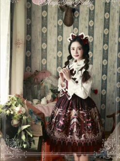Magic Tea Party Starry Sky City Series Classic Lolita Sling Dress -NAUS Lolita Shop 5 500x672 396
