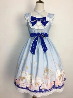 Anthony's Afternoon Tea Series Sweet Lolita Sleeveless Dress -NAUS Lolita Shop 5 500x672 4