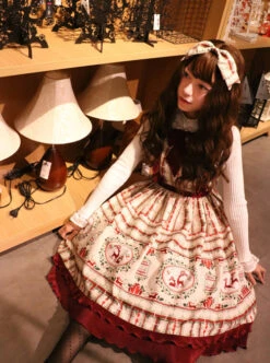 Happy Holiday Series Classic Lolita Sling Dress -NAUS Lolita Shop 5 500x672 406