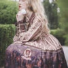 Alice Dark Forest Series OP Printing Classic Lolita Long Sleeve Dress