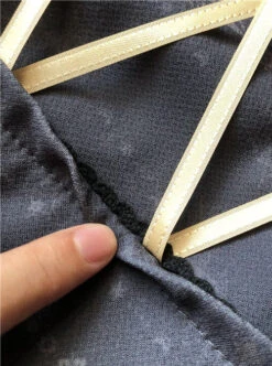 Retro Ruffle Collar Classic Lolita Puff Long Sleeve Dress -NAUS Lolita Shop 5 500x672 491