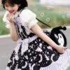 Star Gummy Series Cute Cartoon Sanrio Animal Stripe Print Bowknot Soft Girl Sweet Lolita Suspender Dress Crossbody Bag Socks Set