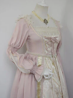 Lucrezia Series Retro Classic Lolita Long Sleeve Long Dress -NAUS Lolita Shop 5 500x672 507