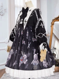 Resentment Puppet Doll Series OP Gothic Lolita Long Sleeve Dress -NAUS Lolita Shop 5 500x672 609