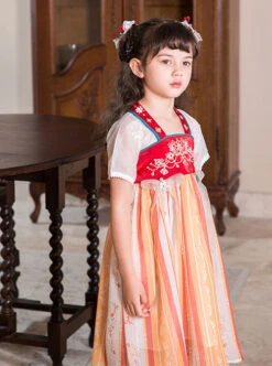 Chinese Style Ancient Costume Breathable Chiffon Delicate Embroidery Bow Pendant Decoration Chest-Length Dress -NAUS Lolita Shop 6 500x672 1037