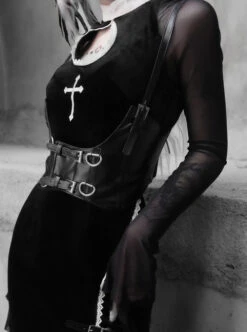 Gothic Embroidery Sexy Long Style Velvet Slim Dress -NAUS Lolita Shop 6 500x672 1062