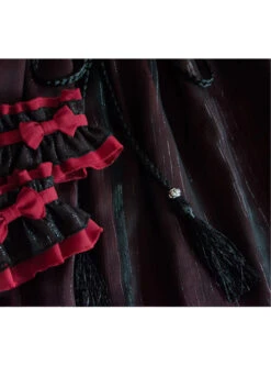 Camellia Series Chinese Style Embroidery High Waist Lolita Dress -NAUS Lolita Shop 6 500x672 209