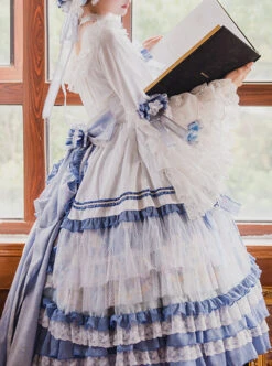 Vivienne Series Elegant Gorgeous Tea Party Style Classic Lolita Dress -NAUS Lolita Shop 6 500x672 258