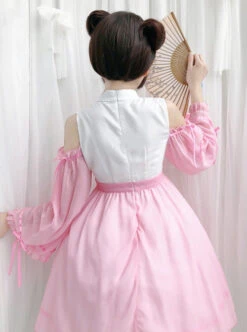 The Han Dynasty Elements Improved Lolita Chinese Style Long Sleeve Dress -NAUS Lolita Shop 6 500x672 328