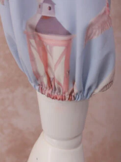 Oil Painting Angel Series Bowknot Classic Lolita Long Sleeve Dress -NAUS Lolita Shop 6 500x672 399