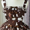 Magic Tea Party Sunny Day And Food Series Printing Classic Lolita JSK Sling Dress Version 1