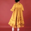 High Waist Doll Collar Pure Color Classic Lolita Long Sleeve Long Dress