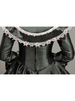 Dark Grey Shawl Collar Long Sleeve Lace Birthday Party Retro Court Lolita Prom Dress -NAUS Lolita Shop 6 500x672 50