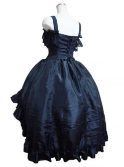 Gorgeous Lace Bind Strap Gothic Lolita Sling Dress -NAUS Lolita Shop 6 500x672 505