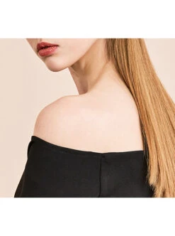 Black Off-shoulder Gothic Lolita Long Sleeve Dress -NAUS Lolita Shop 6 500x672 556