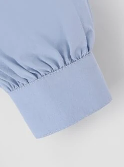 Blue Lovely Petal Collar Embroidered Pleated Ruffle Lace Lantern Sleeve Bow Classic Lolita Kids Long Sleeve Dress -NAUS Lolita Shop 6 500x672 930