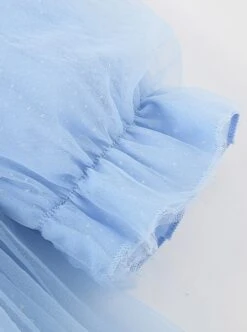 Round Neck Small Flower Fairy Embroidery Polka Dot Lace Ruffles Yarn Mesh Puff Sleeves Classic Lolita Kids Long Sleeve Dress -NAUS Lolita Shop 6 500x672 938