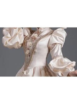 Champagne Long Sleeve Multilayer Delicate Hem Dreamy Romantic Party Ball Dinner Prom Lolita Dress -NAUS Lolita Shop 7 500x672 132