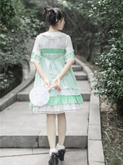 Camellia Series Chinese Style Embroidery High Waist Lolita Dress -NAUS Lolita Shop 7 500x672 167