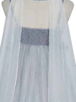 Little Mermaid Series Pearl Chain Decorated Lace Fairy Elegant Classic Lolita Sleeveless Dress -NAUS Lolita Shop 7 500x672 21