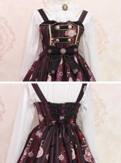 Steam Bear Series JSK Gear Bowknot Classic Lolita Sling Dress -NAUS Lolita Shop 7 500x672 216