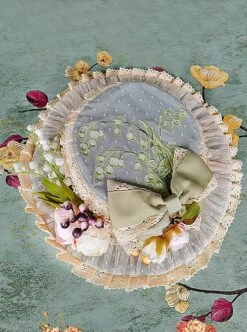 Flower And Grass Collection Series JSK Blue Floral Print Elegant Classic Lolita Sleeveless Dress Suit -NAUS Lolita Shop 7 500x672 276