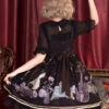 Old Time Dream Series Retro Printing JSK Classic Lolita Sling Dress