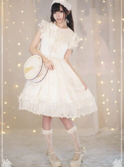 Pure Color Chiffon Lace Classic Lolita Sleeveless Dress -NAUS Lolita Shop 7 500x672 31