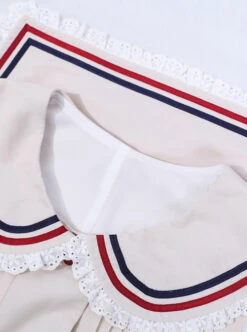 The Distant Letter Series Elegant Pure Color Classic Lolita Autumn Winter Sleeveless Dress And Shirt Set -NAUS Lolita Shop 7 500x672 359