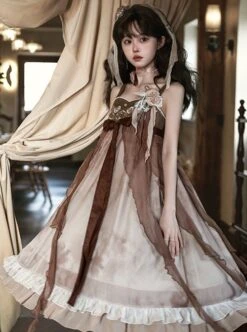 Ask Tea Series Chinese Style Embroidery Long-Sleeved Coat Detachable Brooch Classic Lolita Sleeveless Dress Set -NAUS Lolita Shop 7 500x672 361