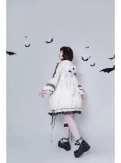 Devil Rabbit Series OP Autumn Winter Halloween Gothic Lolita Long Sleeve Dress With Detachable Plush Rabbit Ears Hat -NAUS Lolita Shop 7 500x672 432