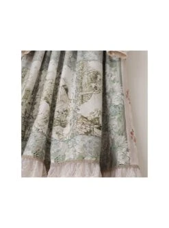 Elegant Classical Pearl Gothic Lolita OP Half Turtleneck Three-Dimensional Embroidery Stitching Lace Detachable Bubble Long Sleeve Dress -NAUS Lolita Shop 7 500x672 439