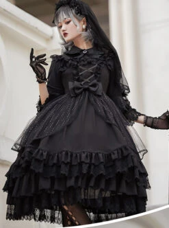 Rose Maiden Series JSK Pure Color Classic Lolita Sling Dress -NAUS Lolita Shop 7 500x672 48