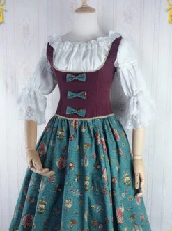 Strawberry Witch Mechanical Balloon Series JSK Punk Lolita Sling Dress -NAUS Lolita Shop 7 500x672 668