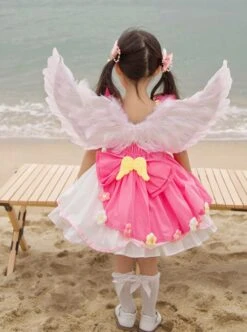 Spring Summer Variety Sakura Cute Three Dimensional Doll Flower Decoration Cosplay Princess Sweet Lolita Kids Sleeveless Dress -NAUS Lolita Shop 7 500x672 779