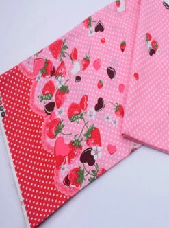 Chocolate Strawberry Sweet Lolita Sling Dress -NAUS Lolita Shop 7 500x672 815