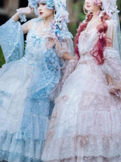 Cherry Blossom Girl Series Gorgeous Tea Party Classic Lolita Dress -NAUS Lolita Shop 8 500x672 118