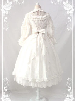 Sleeping Teresa Series Wedding Dress Classic Lolita Half Sleeve Dress -NAUS Lolita Shop 8 500x672 124